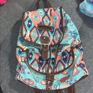 Mini backpack teal